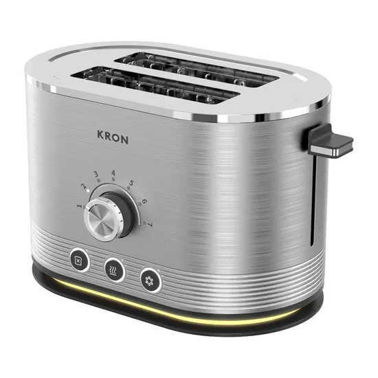 Home Kitchen Stainless Steel Horizontal Electric Toaster Used for Convenient Toasting 