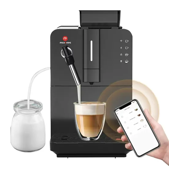 Wholesale Smart Cappuccino Espresso Maker Coffee Machine with Grinder 