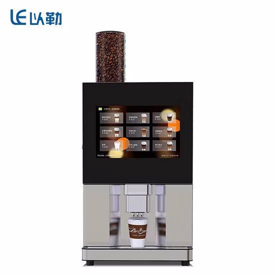 Commercial Vending Pulper Capsule Filling Instant Expresso Coffee Machine with Grinder