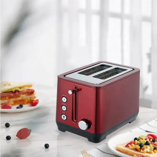 Multifunctional Electric Horizontal Toaster Stainless Steel Automatic Bread and Sandwich Toaster for Home Kitchen Use 